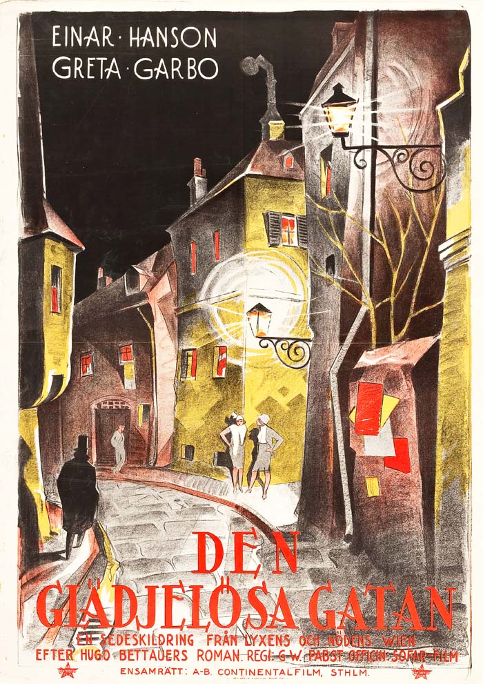 The Joyless Street (1925) vintage movie poster
